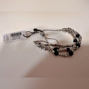 WHBM Black/silver bracelet NWT